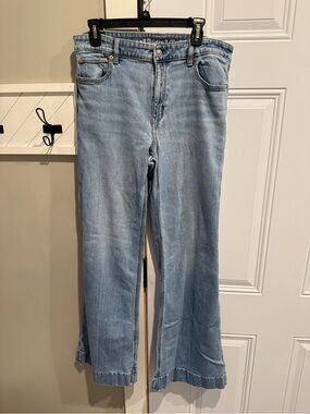 American Eagle Outfitters- High-rise Flare Jeans in 10 Extra Long